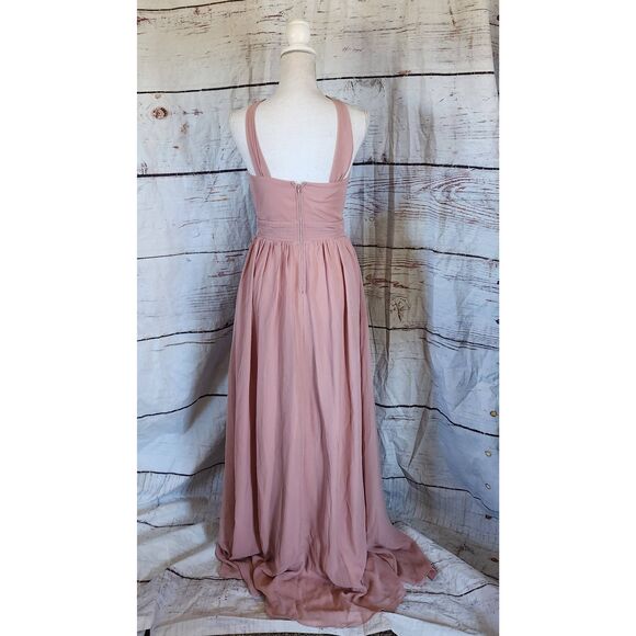 Birdy Grey Kiko Chiffon Dusty Rose Dress Size Small NWT - Picture 4 of 7